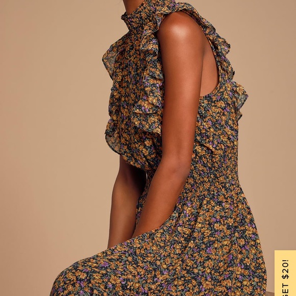 Lulus dress, new. Size small. Boho and festival - Picture 8 of 9